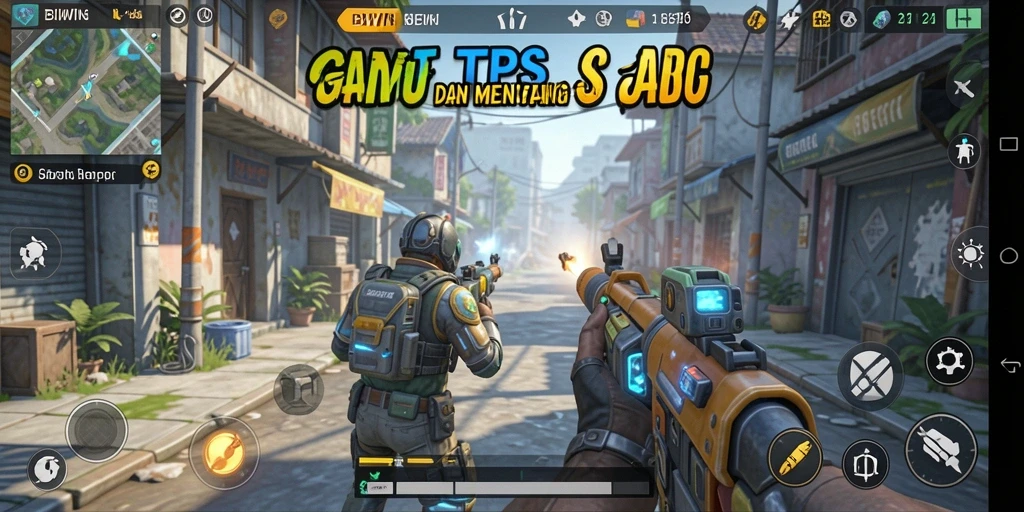 Tampilan screenshot BIWIN menampilkan aksi seru dalam permainan TPS.