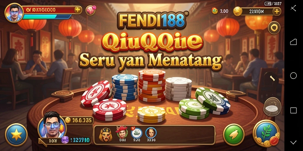 Tampilan gameplay seru dari FENDI188 QiuQiu.