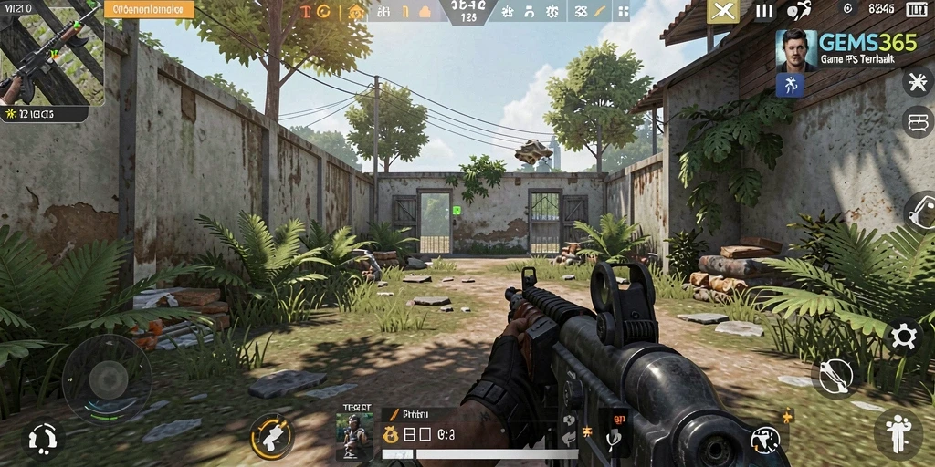 Tangkapan layar gameplay GEMS365 yang seru dan intens.