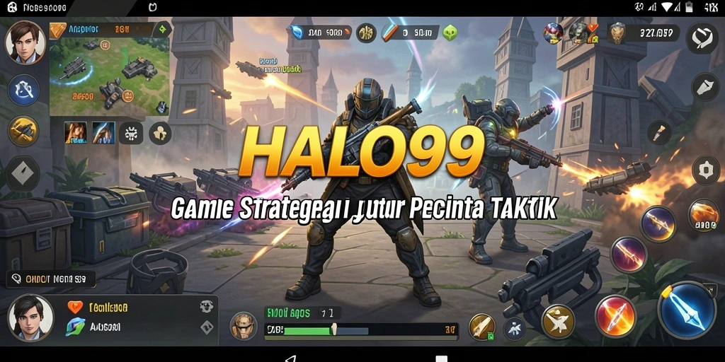 Tampilan gameplay HALO99 yang strategis dan mendebarkan.