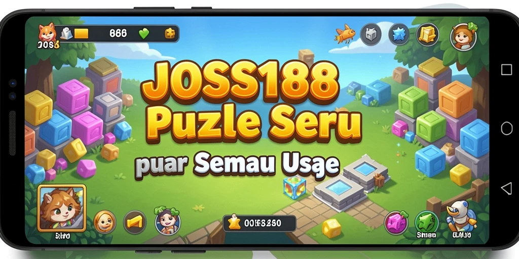 Tampilan screenshot gameplay Puzzle JOSS188 yang menarik dan menantang.
