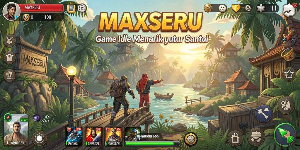 Tangkapan layar gameplay <strong>MAXSERU</strong> yang penuh aksi dan strategi.