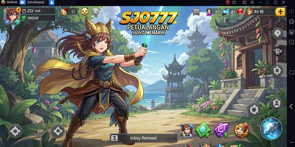 Tangkapan layar gameplay menampilkan aksi seru dalam SJO777.