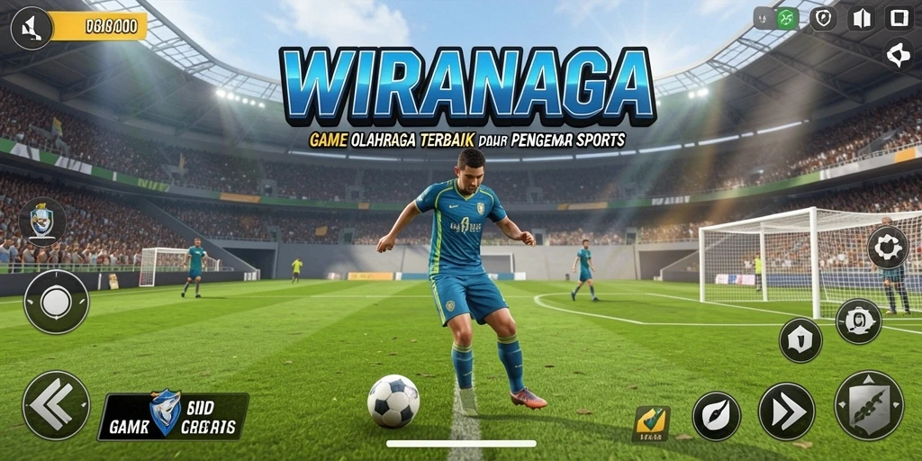 Tampilan menarik dari gameplay WIRANAGA dalam pertandingan olahraga.