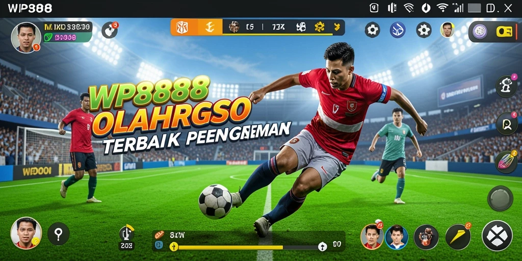 Tampilan gameplay menarik dari WP888 yang menggambarkan olahraga penuh aksi.