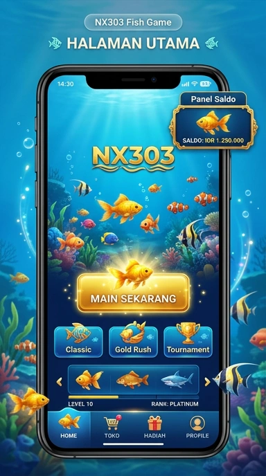 Tampilan antarmuka pengguna nx303 yang modern dan menarik.